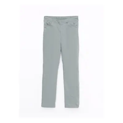 LC Waikiki Basic Girl's Trousers with Elastic Waist