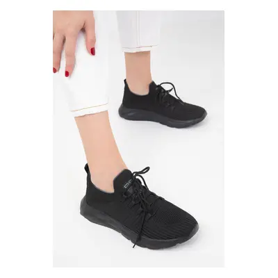 Soho Black-Black Women's Sneakers