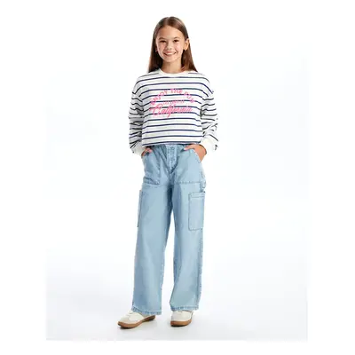 LC Waikiki Wideleg Girl's Cargo Jean Trousers