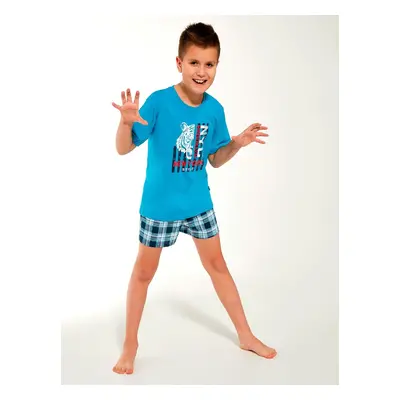 Pyjamas Cornette Kids Boy 281/109 Tiger 98-128 turquoise