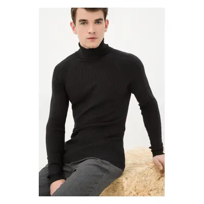 Koton Men's Black Sweater