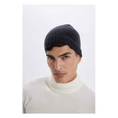 DEFACTO Men's Basic Plain Knitted Beret