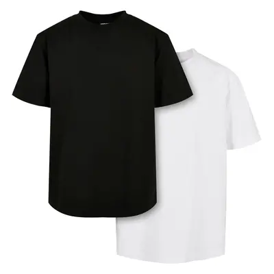 Boys Tall Tee 2-Pack černá+bílá