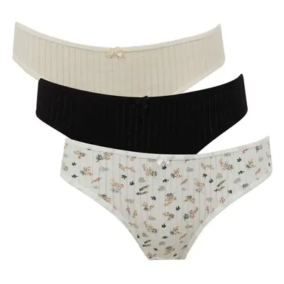 DEFACTO Dfc - Fall in Love 3-Piece Slip Panties