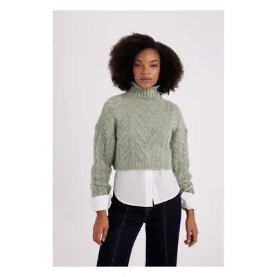 DEFACTO Half Turtleneck Knitted Sweater