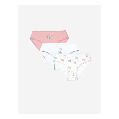 LC Waikiki Girls' Printed Panties 3-Pack