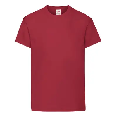 Red T-shirt for Kids Original Fruit of the Loom