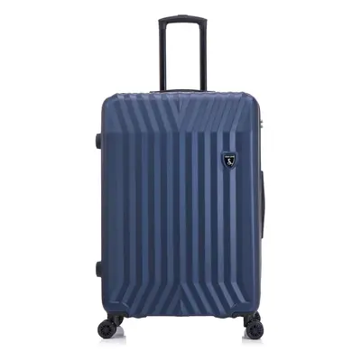 Semiline Unisex's ABS Suitcase T5855-2 Navy Blue Inches