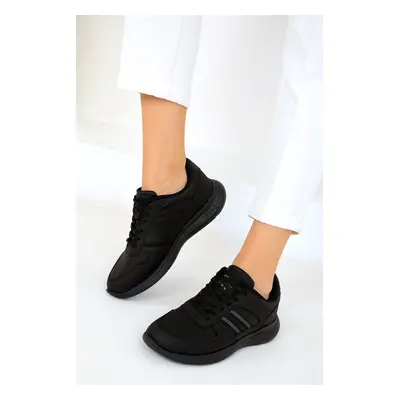 Soho Black-Black Women's Sneakers