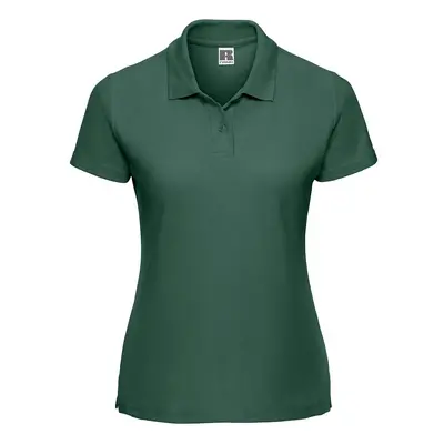 Polycotton Women's Green Polo Shirt Russell