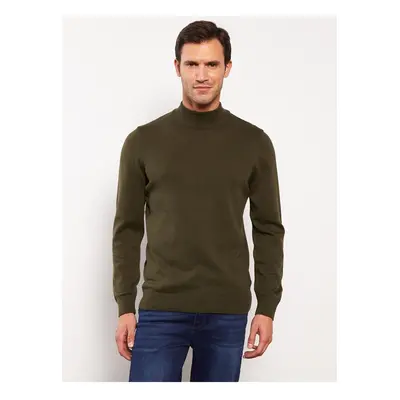 LC Waikiki Half Turtleneck Long Sleeve Men's Knitwear Sweater