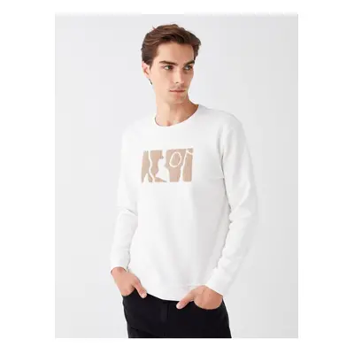 LC Waikiki Crew Neck Long Sleeve Printed Men's Sweatshirt