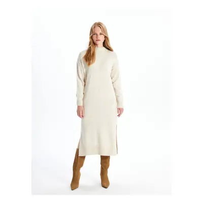 LC Waikiki Half Turtleneck Women's Knitted Dress