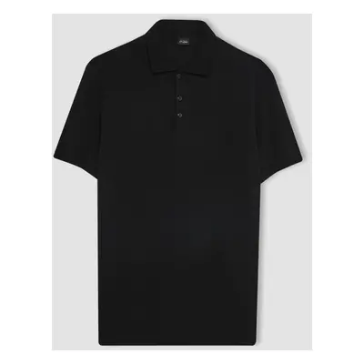 DEFACTO Slim Fit Short Sleeve Knitted Polo Shirt