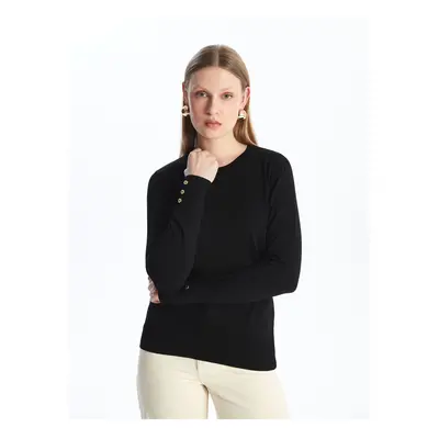 LC Waikiki Crew Neck Plain Long Sleeve Women's Knitwear Sweater