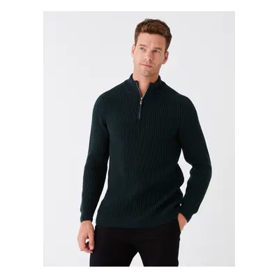 LC Waikiki High Collar Long Sleeve Men's Knitwear Sweater