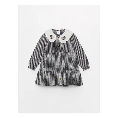 LC Waikiki Bebe Collar Plaid Baby Girl Dress