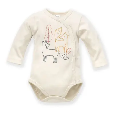 Pinokio Kids's Secret Forest Buttoned Longsleeve Bodysuit