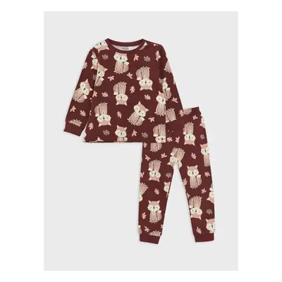 LC Waikiki Crew Neck Long Sleeve Baby Boy Pajamas Set