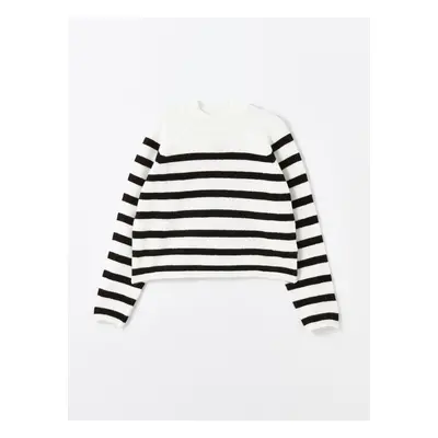 LC Waikiki Crew Neck Striped Long Sleeve Women's Knitwear Sweater