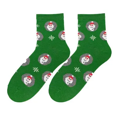 Bratex X-Mass Socks Women's green d-033