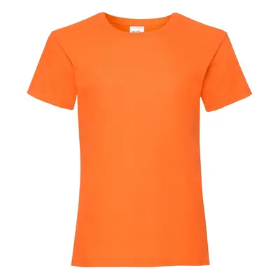 Orange Girls' T-shirt Valueweight Fruit of the Loom