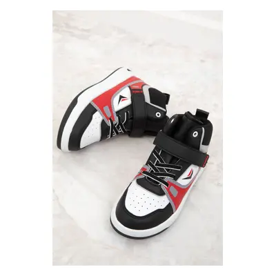 Soho Black-White-Red Kids Sneaker