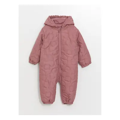 LC Waikiki Lcwk Hooded Patterned Baby Girl Astronaut Coat