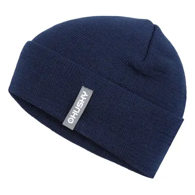 Dětská merino čepice HUSKY Merhat dark blue