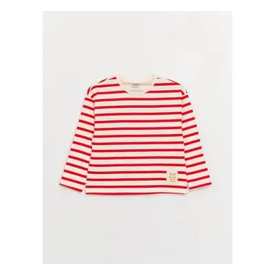 LC Waikiki Crew Neck Striped Long Sleeve Girl's T-Shirt