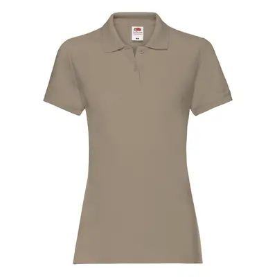 Khaki women's Polo Fruit of the Loom