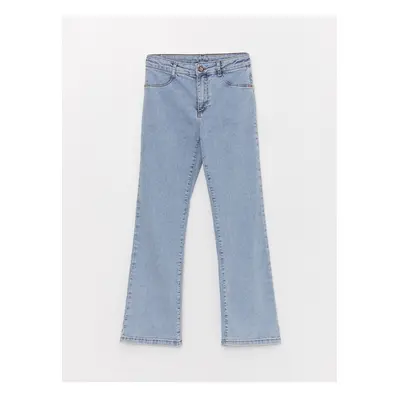 LC Waikiki Basic Flare Leg Girl's Jean Trousers