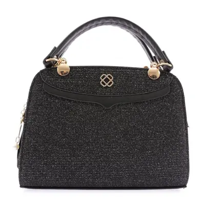 DGN Women's Shoulder and Hand Bag Black Cupra