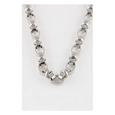 DEFACTO Women's Thick Chain Silver Necklace