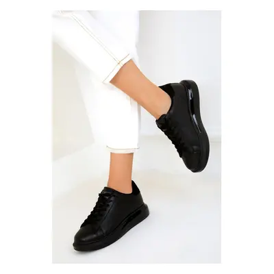 Soho Black-Black Women's Sneakers