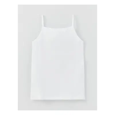 LC Waikiki Square Neck Basic Strappy Girl's Undershirt, Pack of