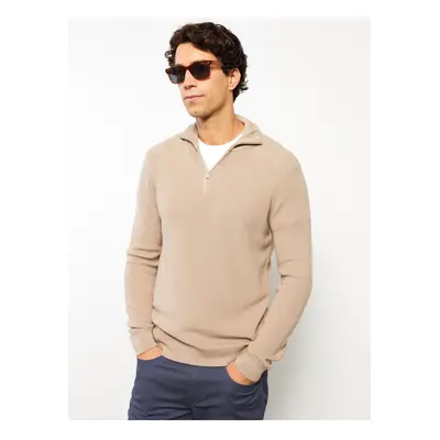 LC Waikiki High Collar Long Sleeve Men's Knitwear Sweater