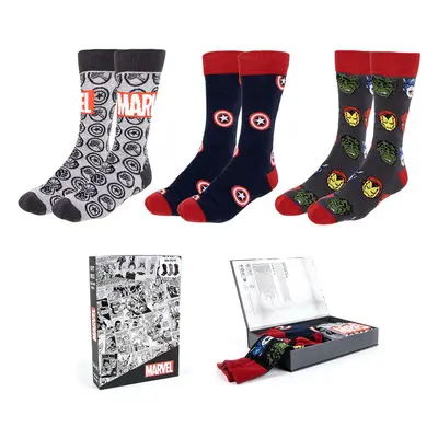 SOCKS PACK PIECES MARVEL