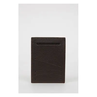 DEFACTO Men's Faux Leather Card Holder