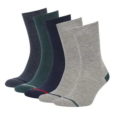 DEFACTO Men's Cotton 5-Pack Socks