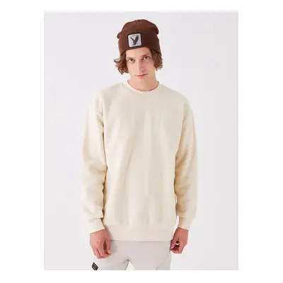 LC Waikiki Crew Neck Long Sleeve Fleece Men's Sweatshirt