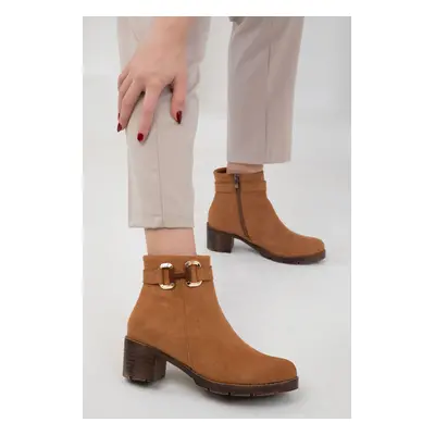 Soho Tan Suede Women's Boots & Bootie