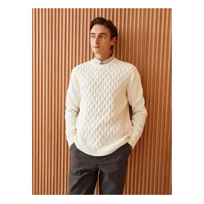 LC Waikiki Crew Neck Long Sleeve Men's Knitwear Sweater