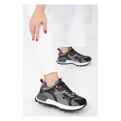 Soho Black-Smoke Women's Sneaker