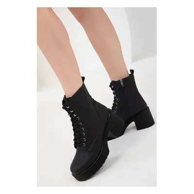 Soho Black Matte Women's Boots & Booties