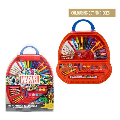 COLOURING STATIONERY SET PIEZAS MARVEL