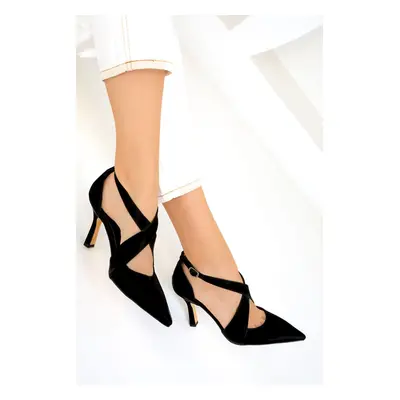 Soho Black Women's Classic High Heel Shoes