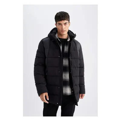 DEFACTO Slim Fit Slim Cut Hooded Lined Parka