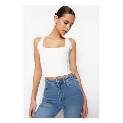 Dámský Crop Top Trendyol Knitted