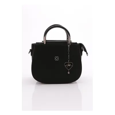 DGN Women's Shoulder and Hand Bag Black Mosaic